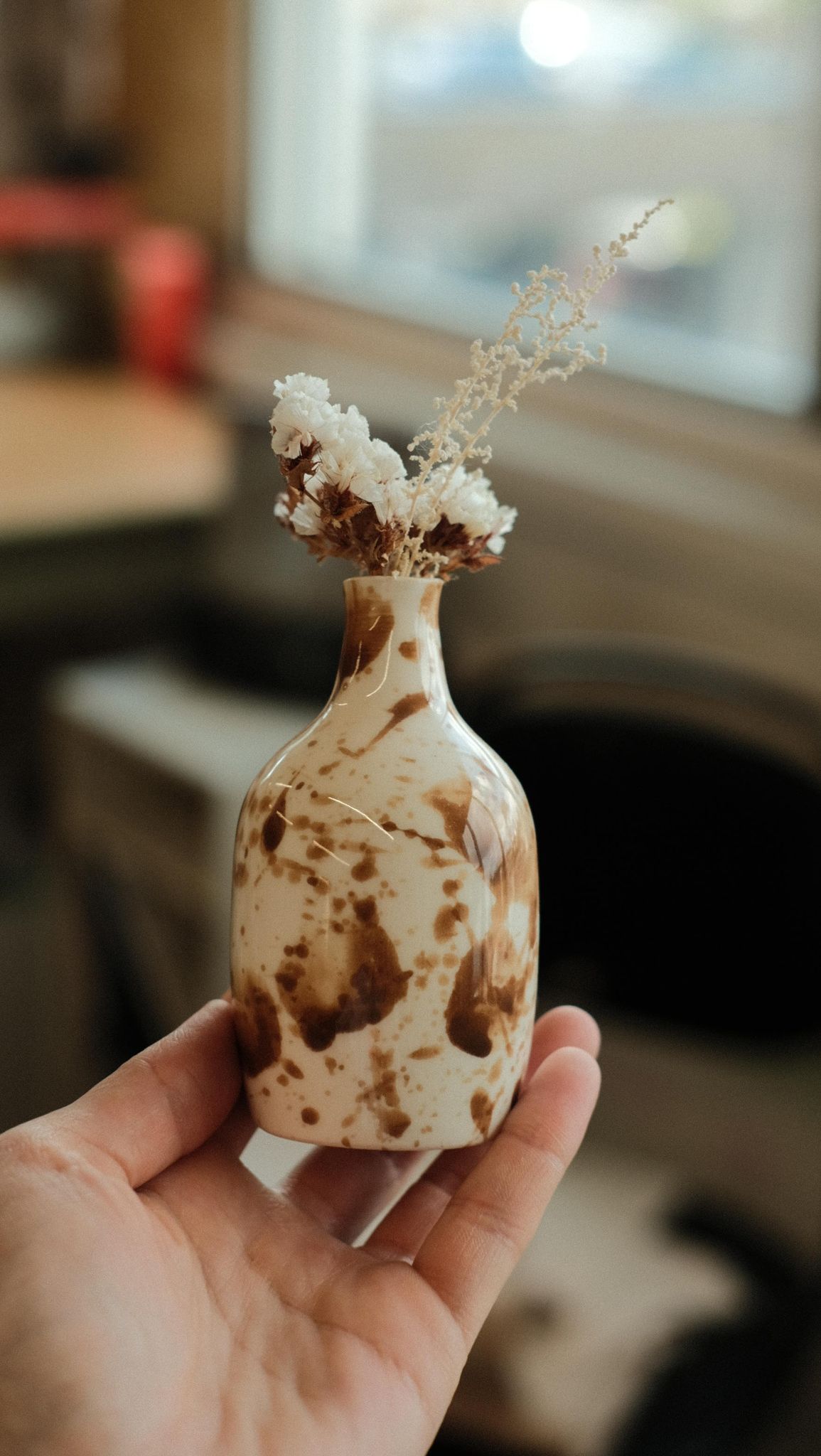 Mini vase - brun noisette