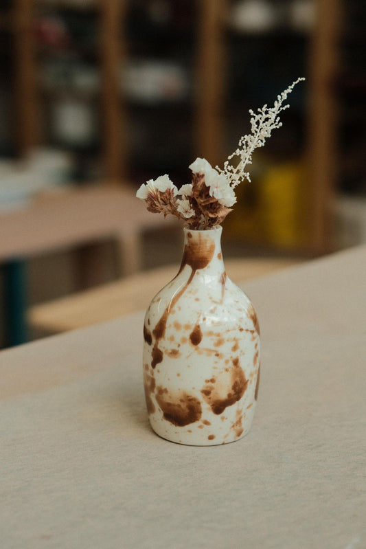 Mini vase - brun noisette